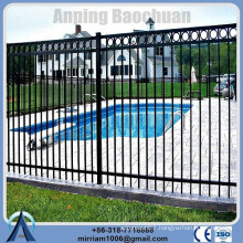 Anping Factory high quality galvanized fence connector, steel garden fence qingdao, decorative garden fence
